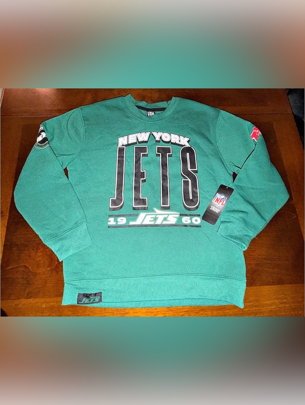 NFL Green New York Jets Sweatshirt NWT